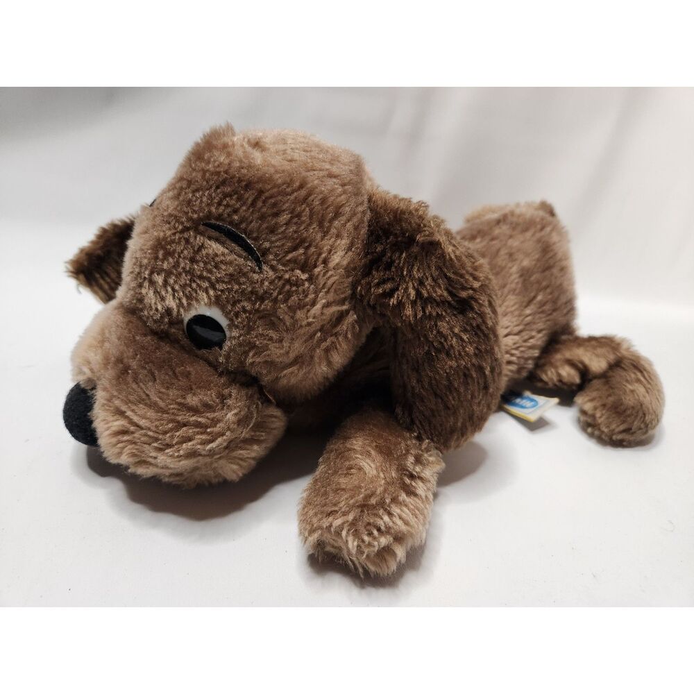Vintage 1973 Dakin Brown Plush Dog – Collectible Stuffed Animal